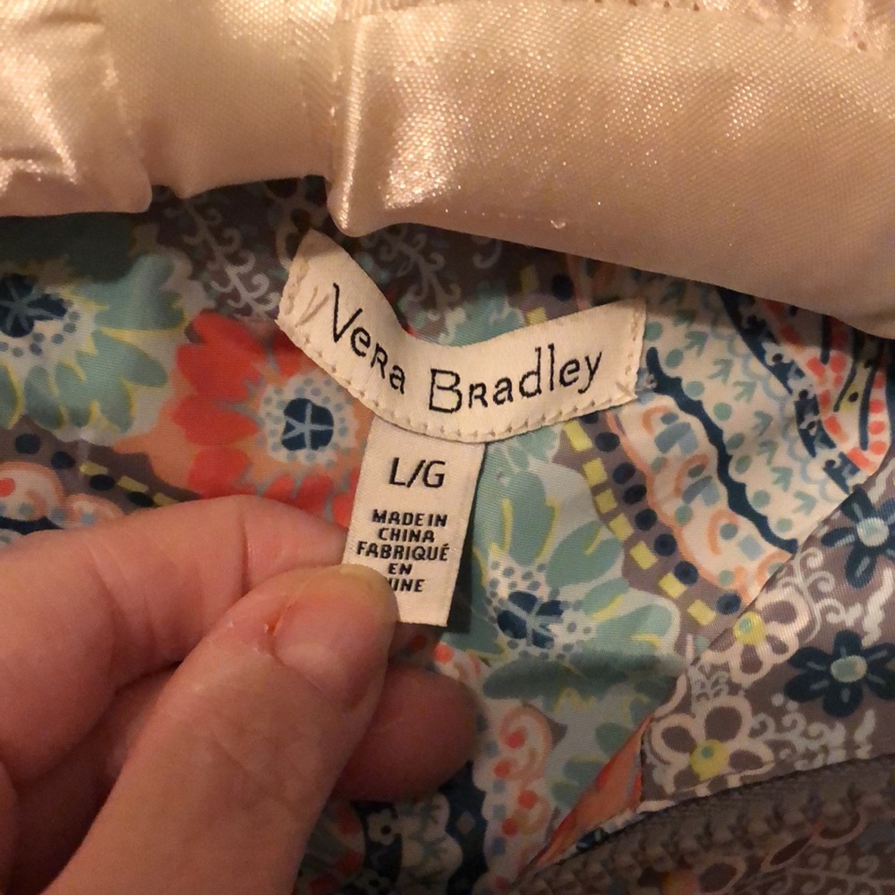 Vera Bradley Floral Patterned Packable Raincoat - image 2